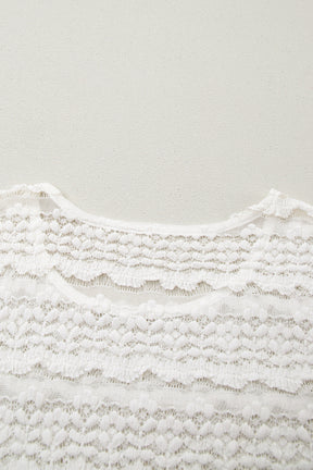 Delicate Beauty Sheer Lace Top
