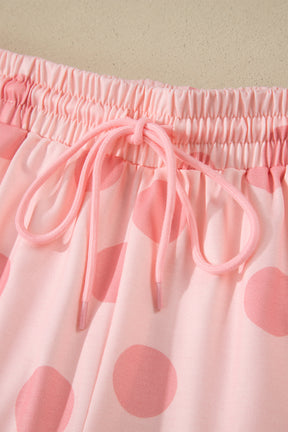 Chic Spotlight Pink Polka Dot 2 pc Set