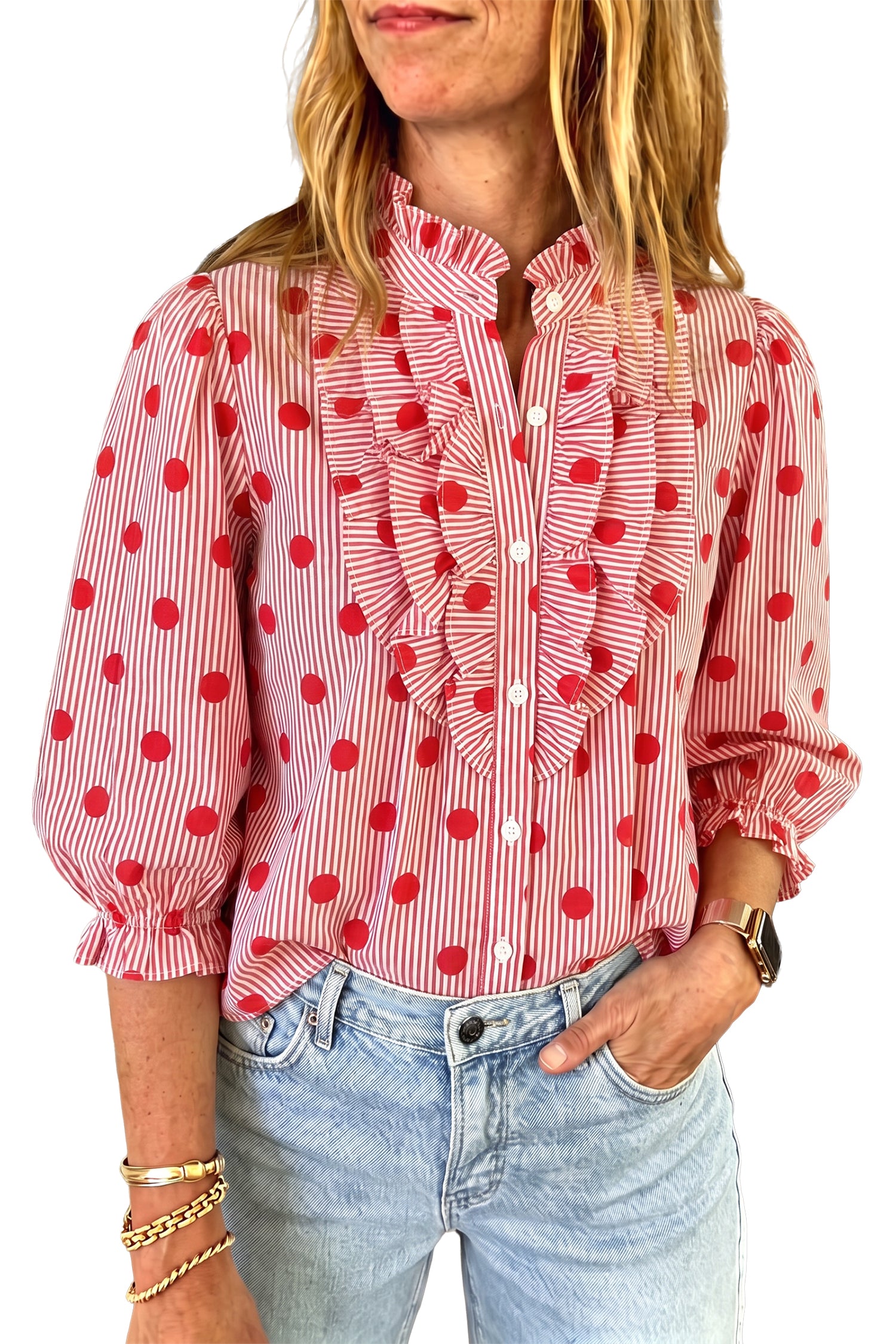 Dot Your Average Top (3 Colors)
