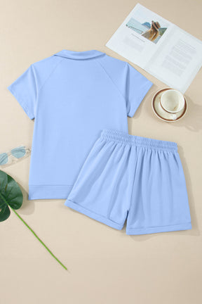 Match Made Easy Light Sky Blue 2pc Set