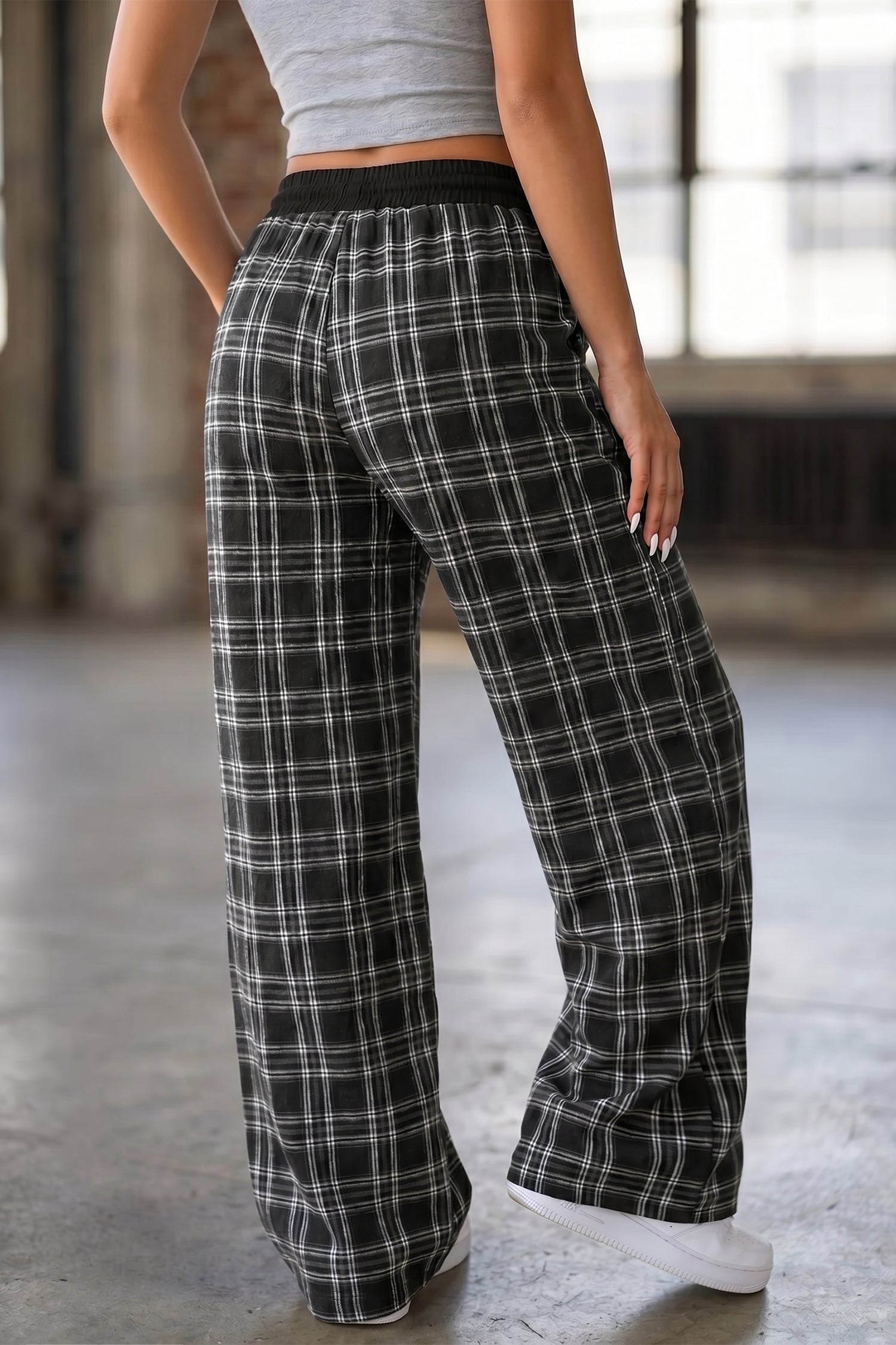 Mad About Plaid Wide Leg Pants