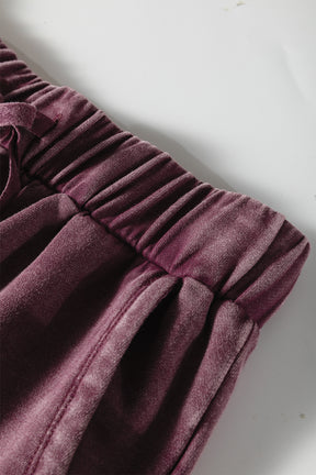 Everyday Comfort Wear Wild Ginger Mineral Wash Tiered Wide Leg Pants