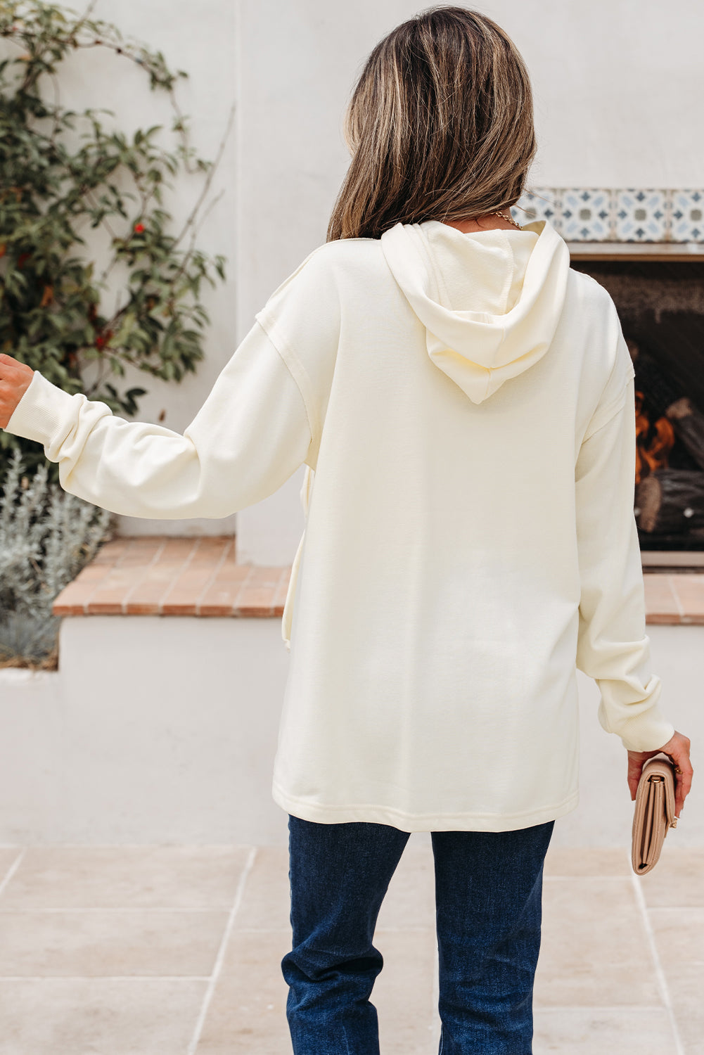 Bows & Chill Bow Detail Hoodie