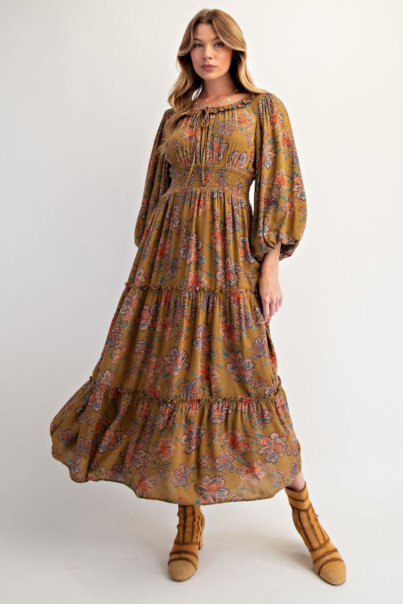 Boho In Bloom Dress - DR269OL