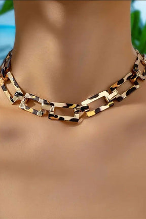 Link Statement Necklace - N088LE