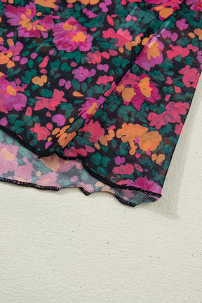 Wild Rose Spirit Mesh Top