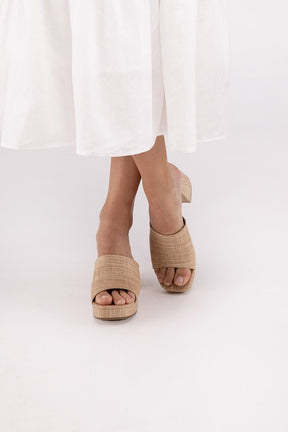 Strut To Win Natural Mule - SHO2782NA