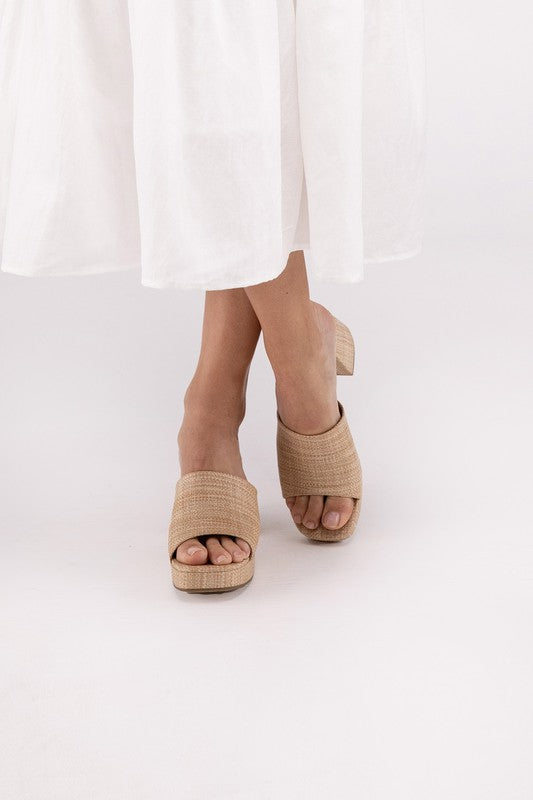 Strut To Win Natural Mule - SHO2782NA