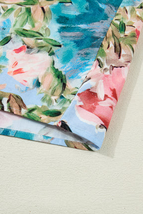 Bloom And Grow V Neck Floral Top