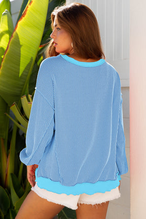 Birmingham Blues Knit Top