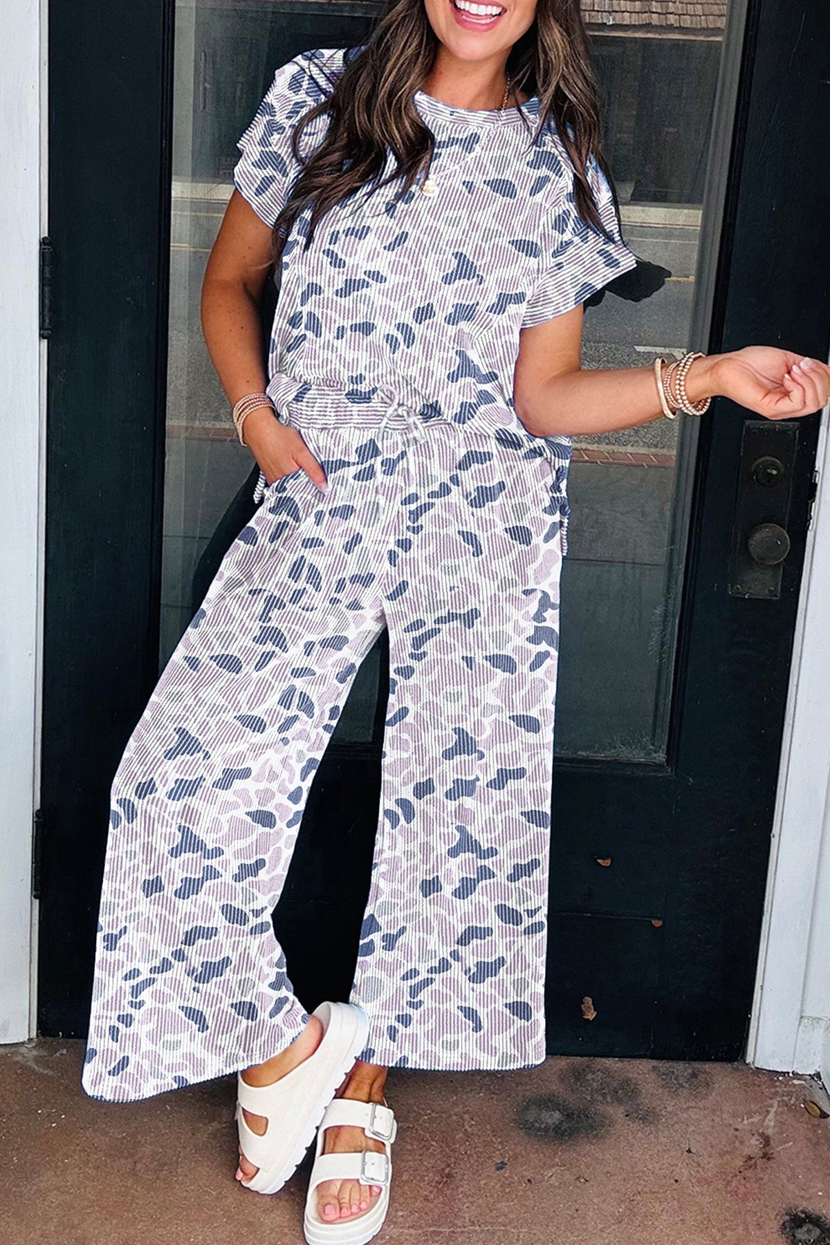 Right On Target Camo Top And Pant Set