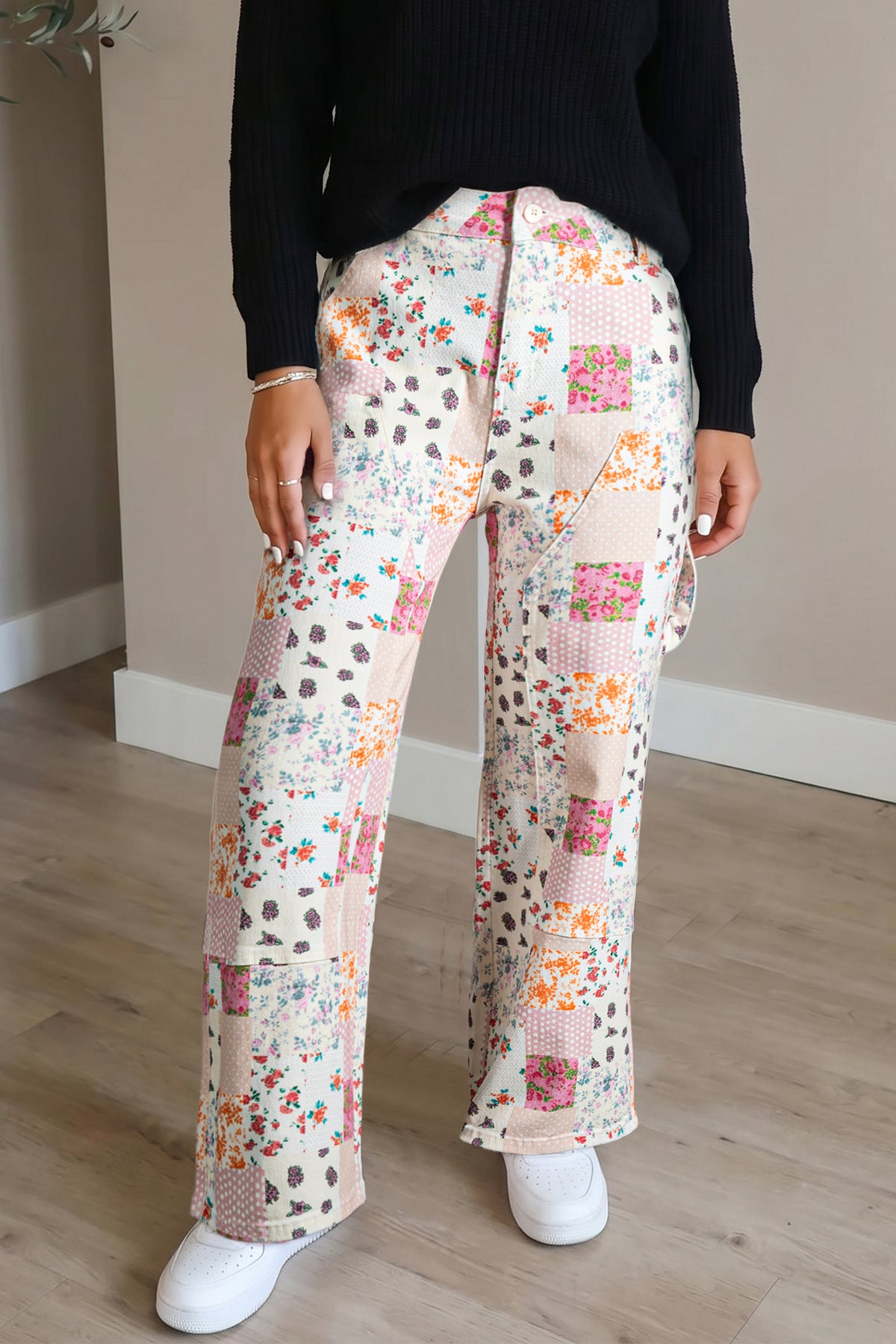 Patchwork And Petals Jeans