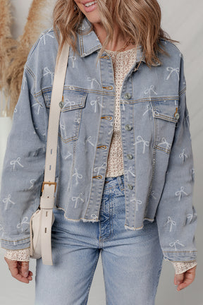 All About The Bows Denim Jacket