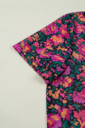 Wild Rose Spirit Mesh Top