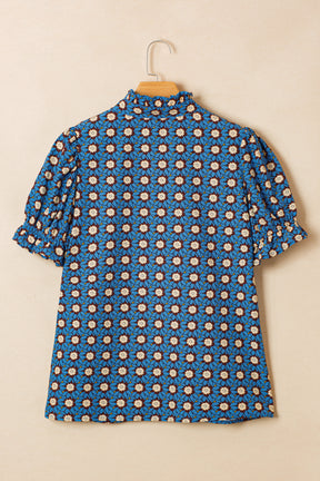 Always Dreaming Retro Floral Print Top