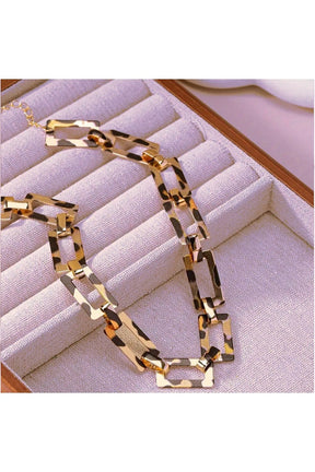 Link Statement Necklace - N088LE