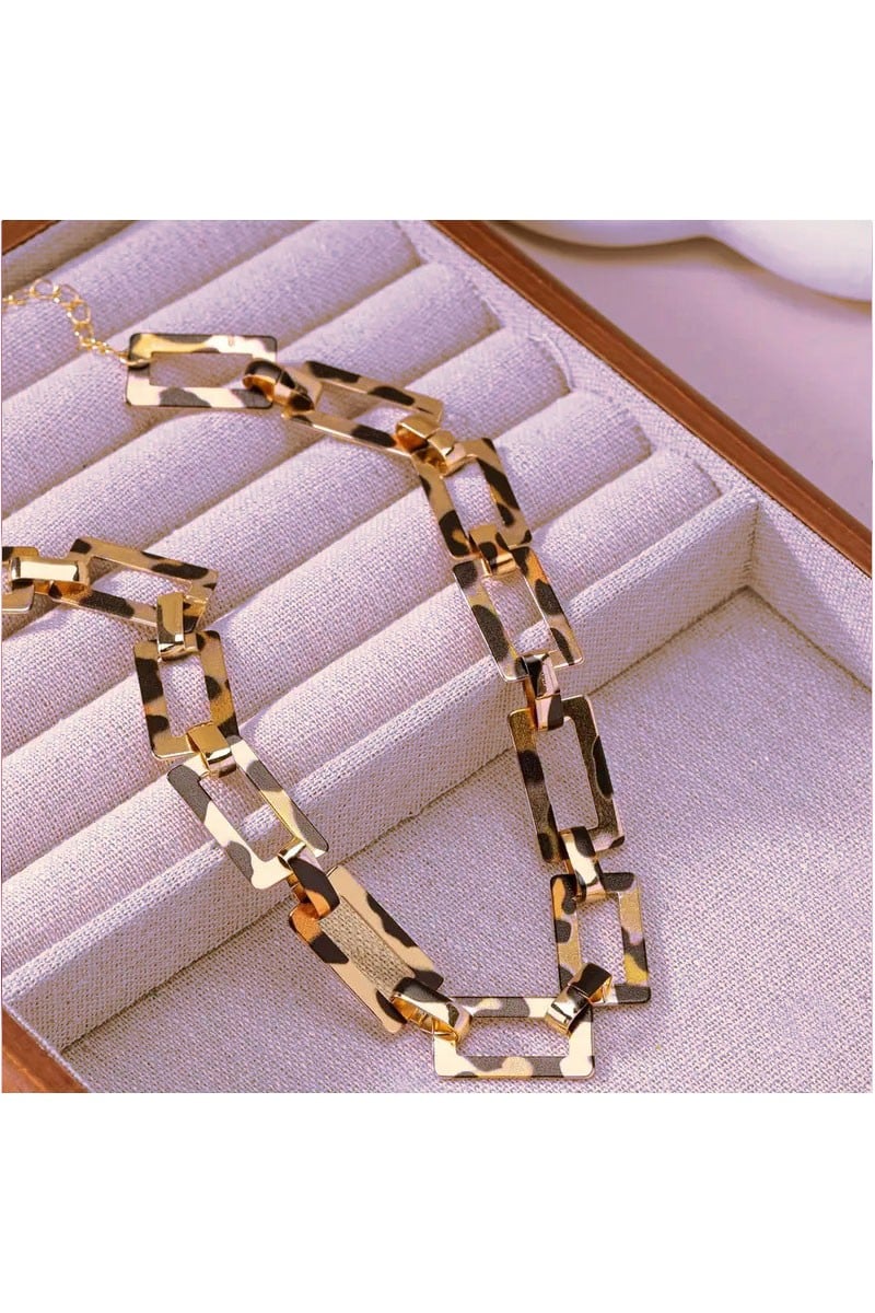 Link Statement Necklace - N088LE