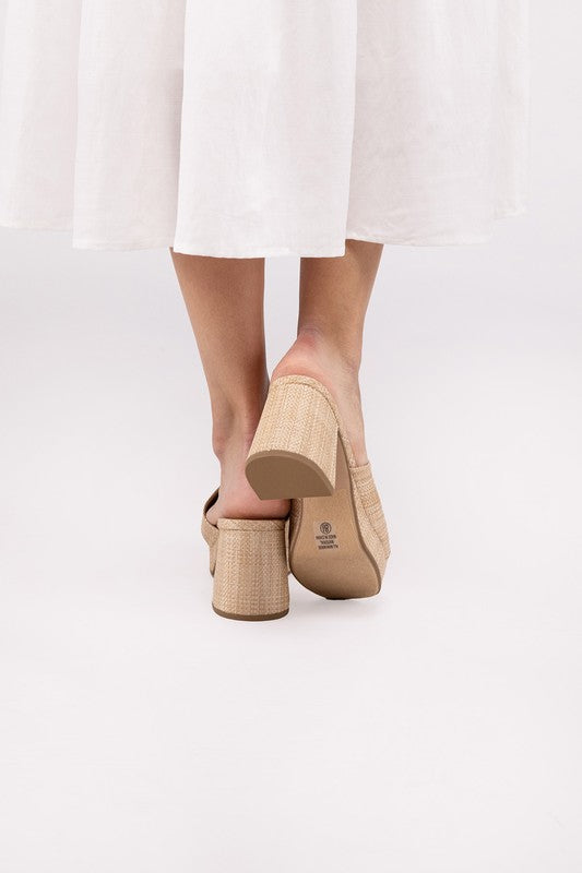 Strut To Win Natural Mule - SHO2782NA