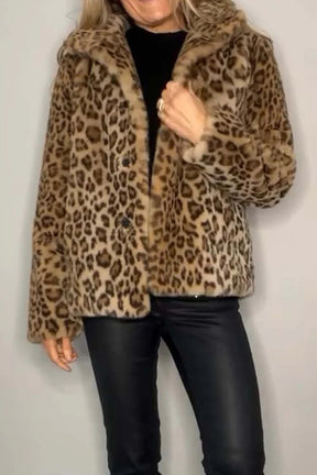 She's A Fierce One Camel Faux Fur Coat - O5743CA