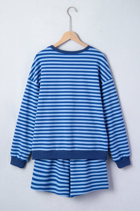 Stripe Me Happy Blue 2 pc Set