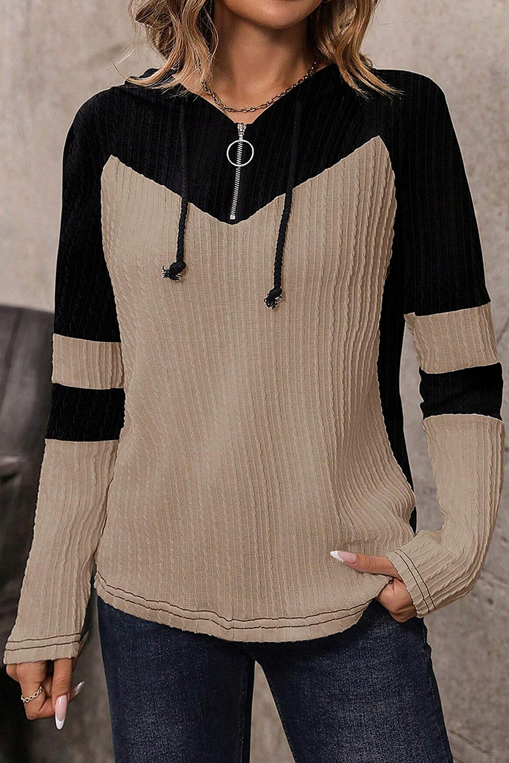 Just Between Us Hooded Top