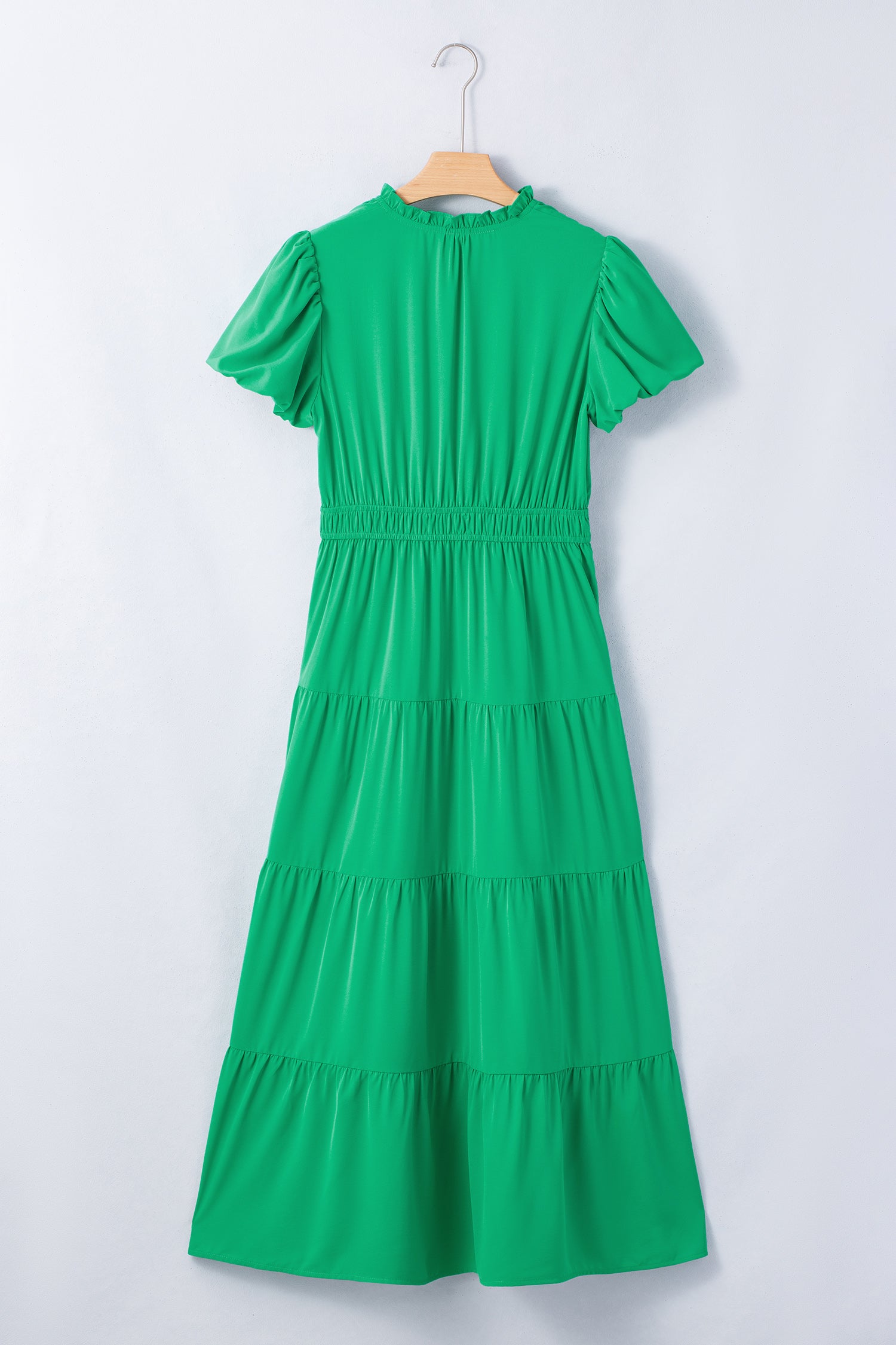 The IT Girl Green Tiered Maxi Dress
