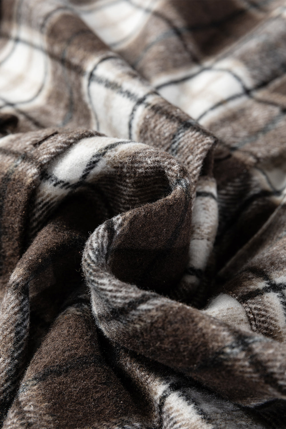 Just Pretty Things Plaid Boyfriend Shacket