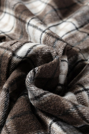 Just Pretty Things Plaid Boyfriend Shacket