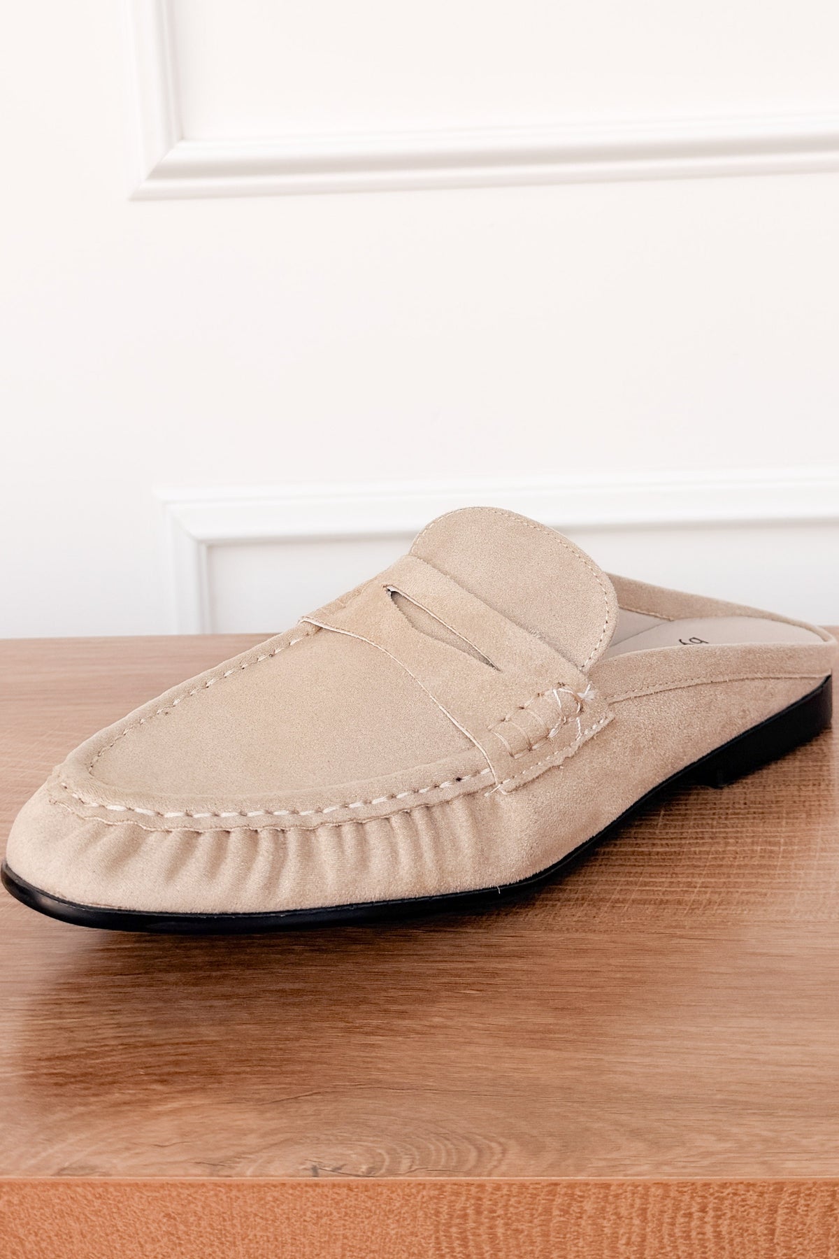 Margot Slide Loafer in Cream