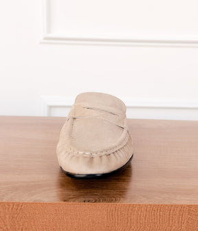 Margot Slide Loafer in Cream