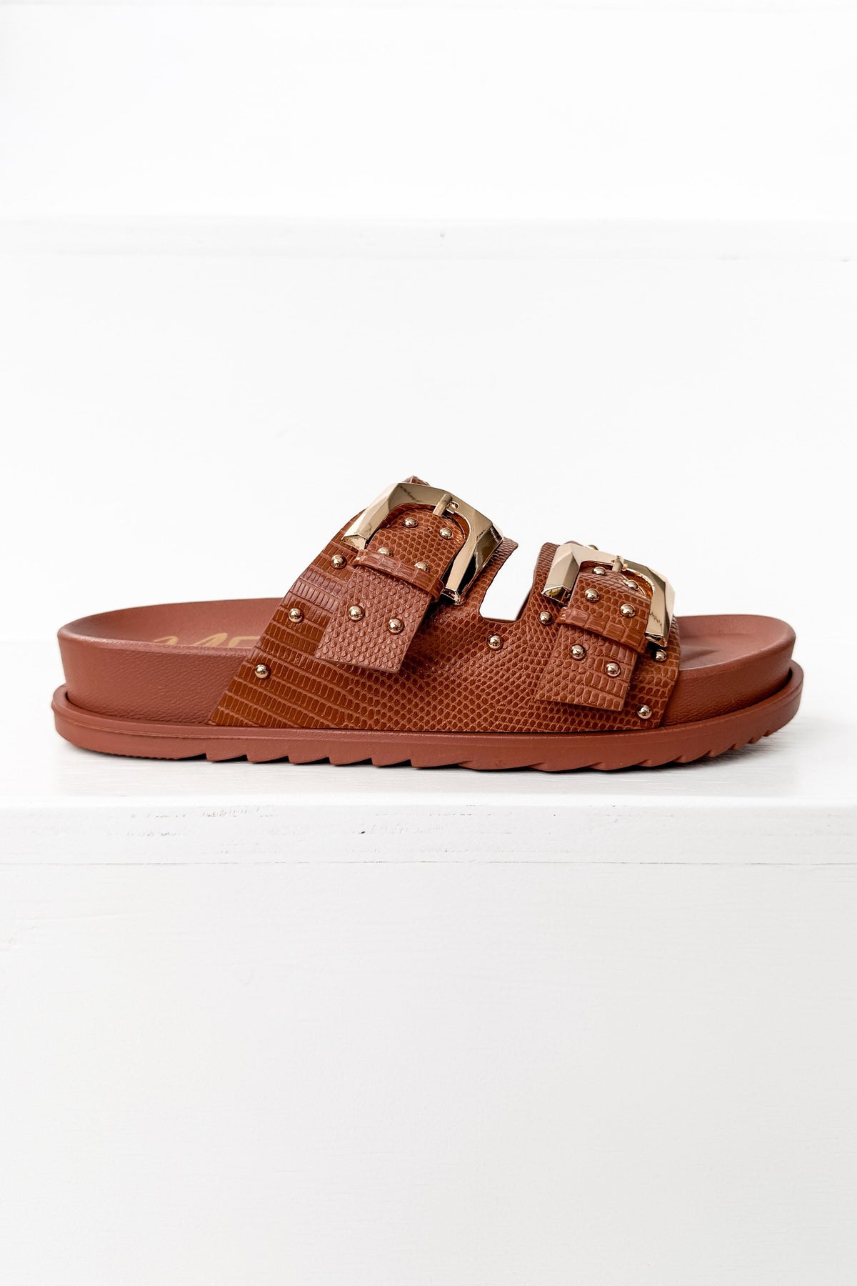Marigold Sandal in Cognac