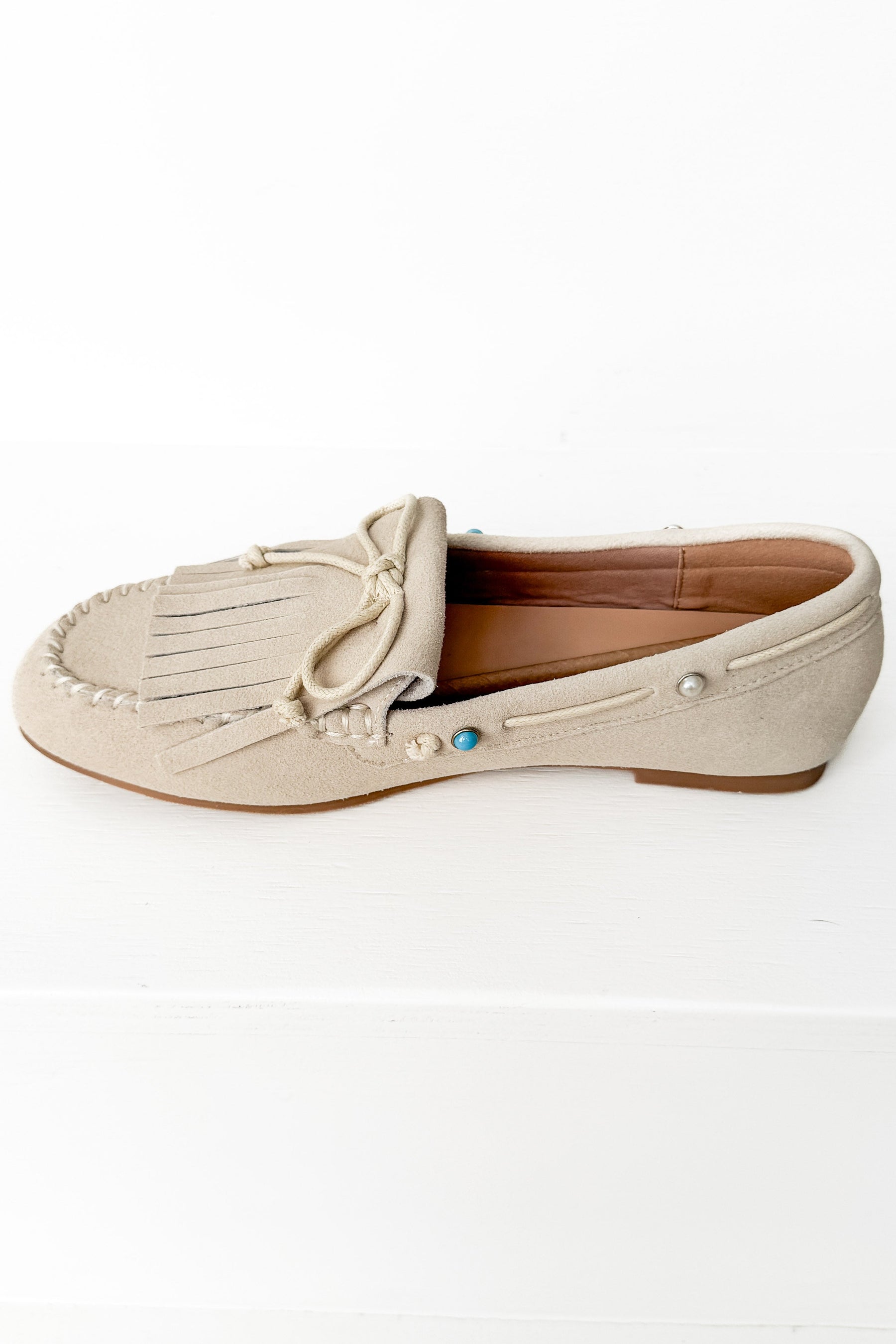 Moccasin Flats in Cream