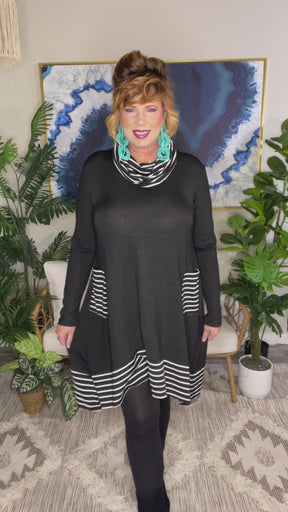 Casual Confidence Dress - DR264BK