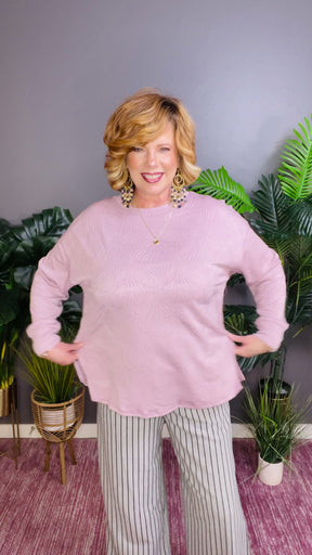 Basic But Better Mauve Top - S290MV