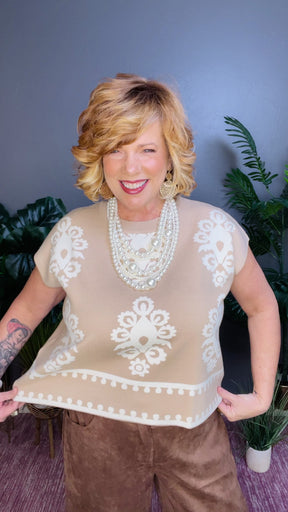 Just My Style Sweater Top - S115TA