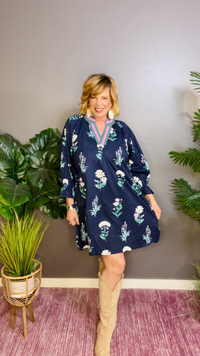 Bloom Beautifully Midnight Mix Dress - DR016MD