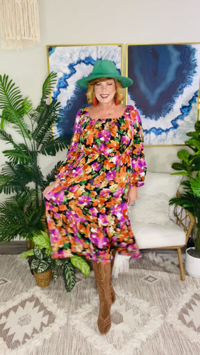 Falling For Florals Dress - DR262MU