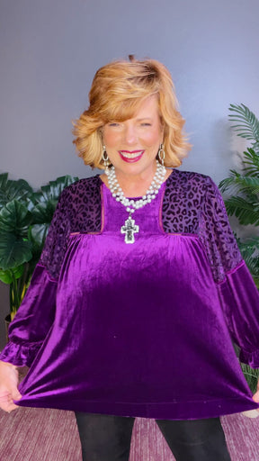 Luxe Life Velvet Top - S063EP