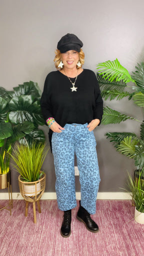 Let It Be Wild High-Waisted Relaxed Fit Jeans