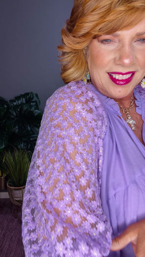 Fairest Of Them All Lavender Top - S479LV