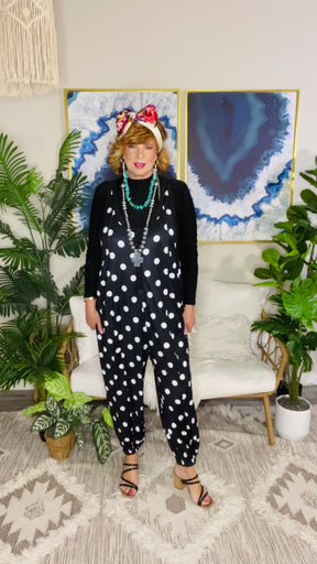 The Dot Factor Jumpsuit - R027BK