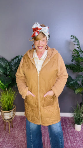 Perfectly Quilted Hooded Jacket