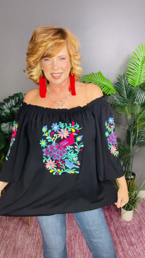 Living The Boho Life Top - P037BK