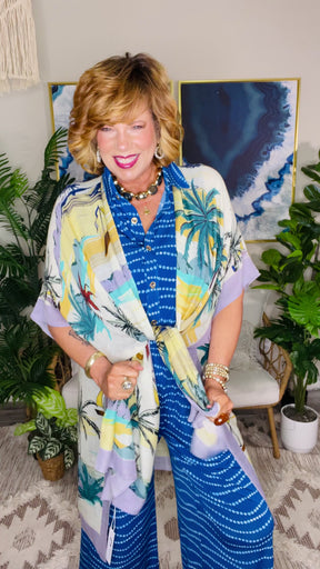 Palm Paradise Kimono - OT177LV