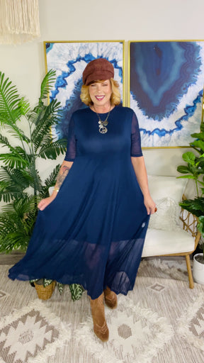 Navy Ever After Dress - LW001NV