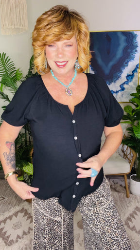 Easy Going Girl Top - S944BK