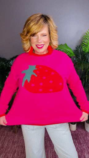 Strawberry Kisses Sweater (2 Colors)