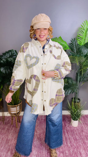 Listen To Your Heart Cream Top - S282CM