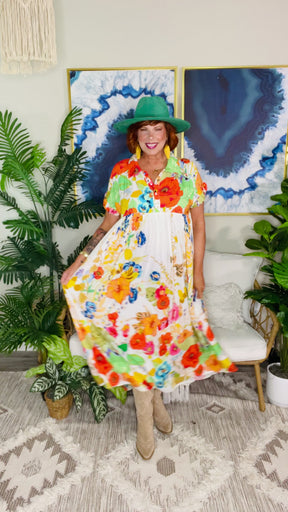 Garden Getaway Dress - DR234IV