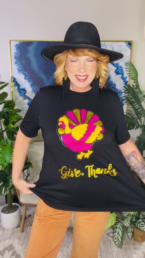 Turkey Trot Cutie Top - S956BK